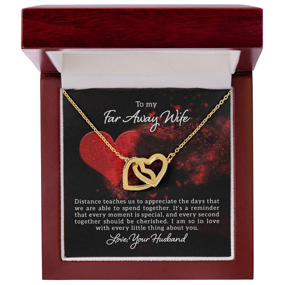 Eternal Love Sentimental Necklace: Bridging the Distance Jewelry/InterlockingHearts ShineOn Fulfillment 