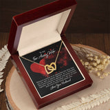 Eternal Love Sentimental Necklace: Bridging the Distance Jewelry/InterlockingHearts ShineOn Fulfillment 