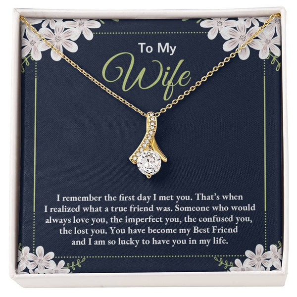 Everlasting Bond Necklace: A Timeless Symbol of Love and Friendship for Your Beloved Wife Jewelry/AlluringBeauty ShineOn Fulfillment 