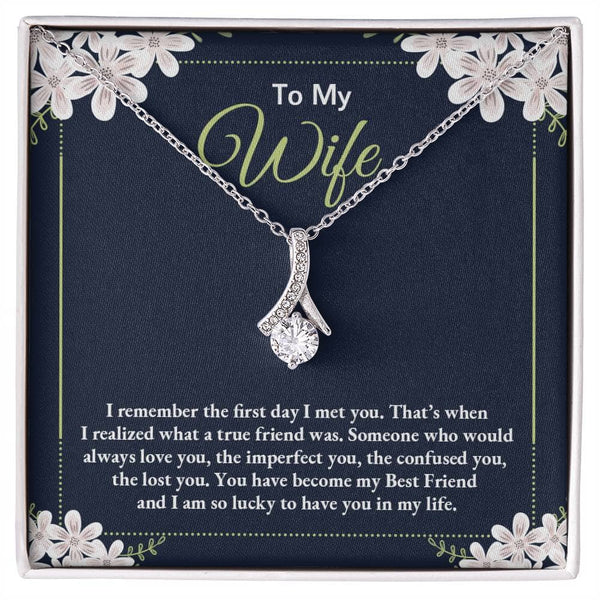 Everlasting Bond Necklace: A Timeless Symbol of Love and Friendship for Your Beloved Wife Jewelry/AlluringBeauty ShineOn Fulfillment 