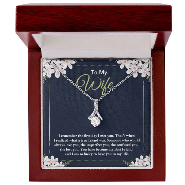 Everlasting Bond Necklace: A Timeless Symbol of Love and Friendship for Your Beloved Wife Jewelry/AlluringBeauty ShineOn Fulfillment 