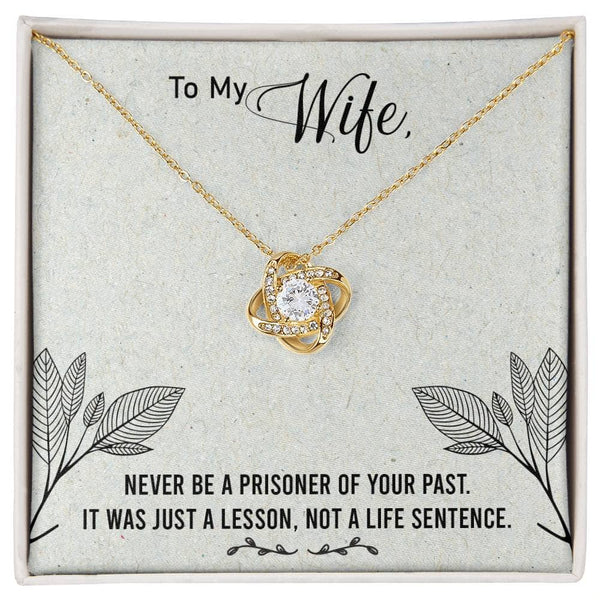 Everlasting Bond: The Love Knot Necklace - A Timeless Treasure for Your Beloved Wife Jewelry/LoveKnot ShineOn Fulfillment 