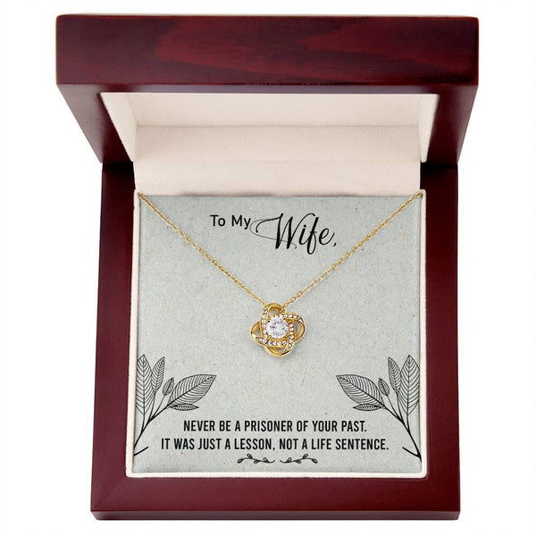 Everlasting Bond: The Love Knot Necklace - A Timeless Treasure for Your Beloved Wife Jewelry/LoveKnot ShineOn Fulfillment 