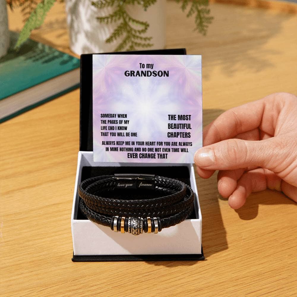 Everlasting Bond: The Men's 'Love You Forever' Legacy Bracelet Jewelry/LoveForeverBracelet ShineOn Fulfillment Two Tone Box 