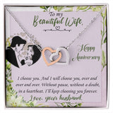 Everlasting Embrace Necklace – The Ultimate Symbol of Love and Devotion Jewelry/InterlockingHearts ShineOn Fulfillment 