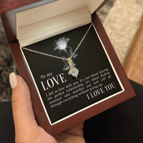 Everlasting Embrace Necklace: The Ultimate Symbol of Love and Resilience Jewelry/AlluringBeauty ShineOn Fulfillment 18K Yellow Gold Finish Luxury Box 