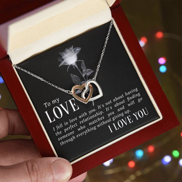 Everlasting Love Interlocking Hearts Necklace – A Symbol of Unbreakable Bond Jewelry/InterlockingHearts ShineOn Fulfillment 