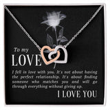 Everlasting Love Interlocking Hearts Necklace – A Symbol of Unbreakable Bond Jewelry/InterlockingHearts ShineOn Fulfillment 