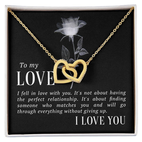 Everlasting Love Interlocking Hearts Necklace – A Symbol of Unbreakable Bond Jewelry/InterlockingHearts ShineOn Fulfillment 