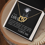 Everlasting Love Interlocking Hearts Necklace – A Symbol of Unbreakable Bond Jewelry/InterlockingHearts ShineOn Fulfillment 