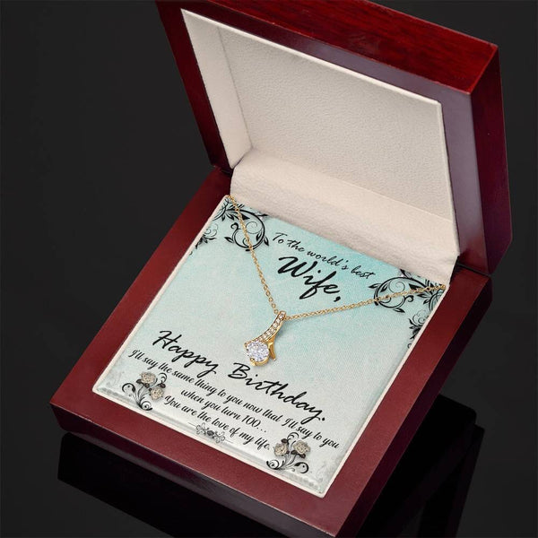 Everlasting Love Necklace: A Timeless Token of Affection for the World's Best Wife Jewelry/AlluringBeauty ShineOn Fulfillment 