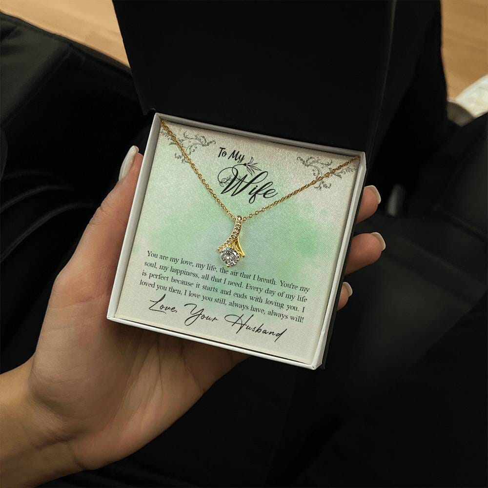 Everlasting Love Pendant: A Dazzling Tribute to Your Eternal Bond Jewelry/AlluringBeauty ShineOn Fulfillment 18K Yellow Gold Finish Standard Box 