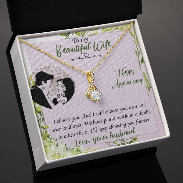 Everlasting Love Pendant: The Ultimate Anniversary Gift for Your Beloved Wife Jewelry/AlluringBeauty ShineOn Fulfillment 