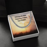 Faith & Elegance: The Cuban Link Chain Necklace - Where Style Meets Inspiration Jewelry/Cubanlink ShineOn Fulfillment 