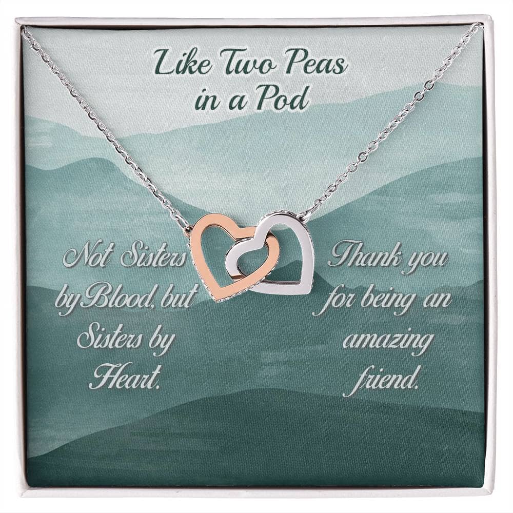 Forever Bonded: The Interlocking Hearts Friendship Necklace Jewelry/InterlockingHearts ShineOn Fulfillment 