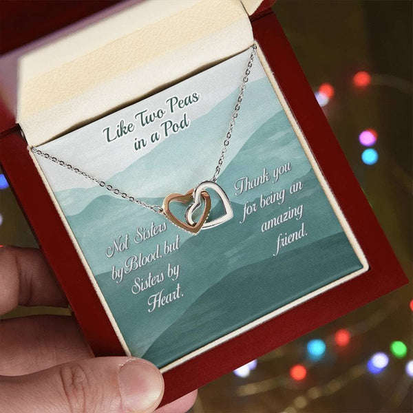 Forever Bonded: The Interlocking Hearts Friendship Necklace Jewelry/InterlockingHearts ShineOn Fulfillment 