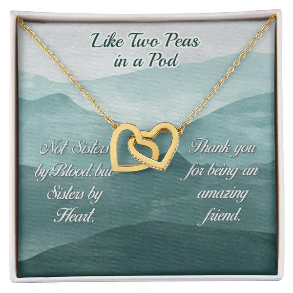 Forever Bonded: The Interlocking Hearts Friendship Necklace Jewelry/InterlockingHearts ShineOn Fulfillment 