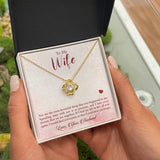 Forever Entwined: The Eternal Love Knot Necklace - A Symbol of Unbreakable Bonds Jewelry/LoveKnot ShineOn Fulfillment 18K Yellow Gold Finish Standard Box 