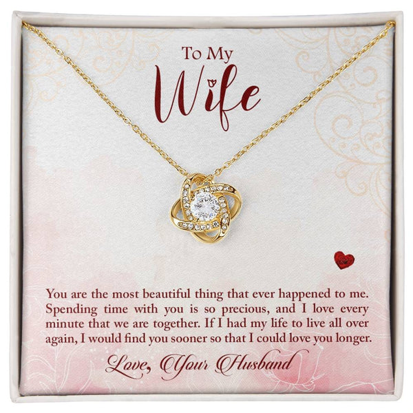 Forever Entwined: The Eternal Love Knot Necklace - A Symbol of Unbreakable Bonds Jewelry/LoveKnot ShineOn Fulfillment 