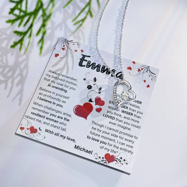 Forever Love Illuminated Necklace - A Cherished Gift for Mom Jewelry/ForeverLove ShineOn Fulfillment 