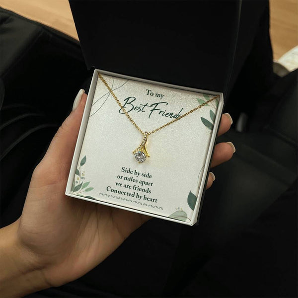 Friendship Forever: The Alluring Beauty Necklace Jewelry/AlluringBeauty ShineOn Fulfillment 18K Yellow Gold Finish Standard Box 