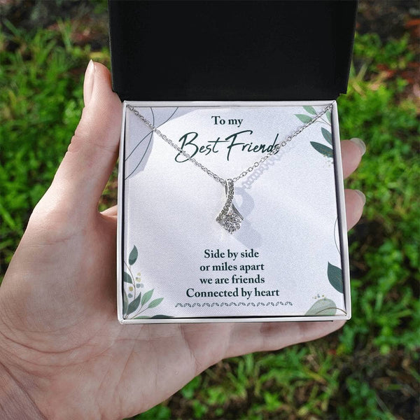 Friendship Forever: The Alluring Beauty Necklace Jewelry/AlluringBeauty ShineOn Fulfillment White Gold Finish Standard Box 