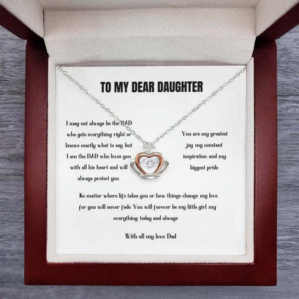 Gift That Will Make Her Feel Like a True Queen - Crown Pendant Necklace - NEW Jewelry ShineOn Fulfillment 