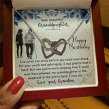 Granddaughter's Treasure: The Eternal Love Interlocking Hearts Necklace Jewelry/InterlockingHearts ShineOn Fulfillment 