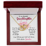 Grandeur of Love: Personalized Interlocking Hearts Necklace Jewelry/InterlockingHearts ShineOn Fulfillment 