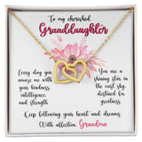 Grandeur of Love: Personalized Interlocking Hearts Necklace Jewelry/InterlockingHearts ShineOn Fulfillment 