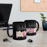 Grandma's Endless Love Black Coffee Mug, 11-15 oz Mug Printify 