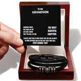 Grandson's Legacy Bracelet: An Eternal Bond of Love Jewelry/LoveForeverBracelet ShineOn Fulfillment 