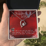 Hero's Heart Necklace: A Tribute to My Brave Firefighter Wife Jewelry/ForeverLove ShineOn Fulfillment 14k White Gold Finish Standard Box 