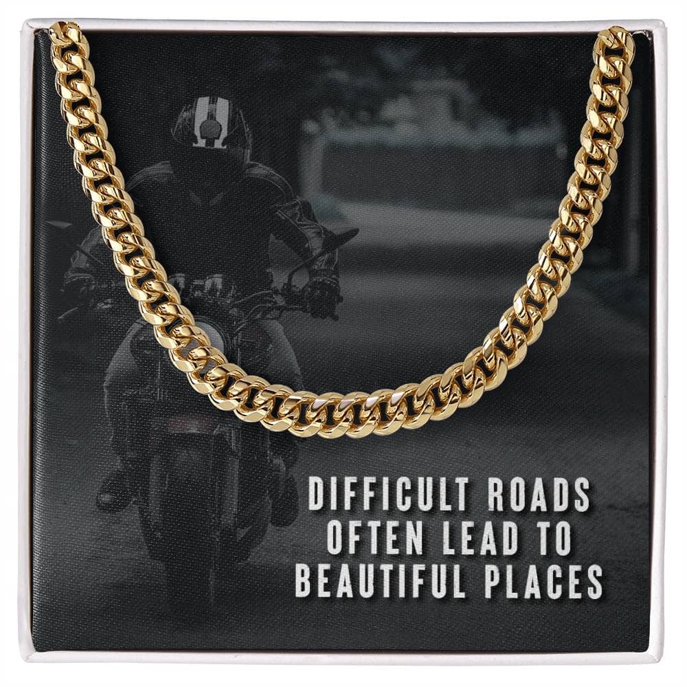 Inspirational Journey Cuban Link Chain: Strength & Elegance Embodied Jewelry/Cubanlink ShineOn Fulfillment 