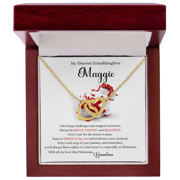 ✨ Interlocking Hearts Necklace: A Christmas Gift of Unconditional