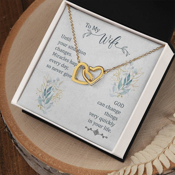 Miracle of Love Interlocking Hearts Necklace - A Symbol of Everlasting Hope and Commitment Jewelry/InterlockingHearts ShineOn Fulfillment 