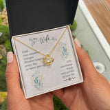 Miracle of Love: The Unbreakable Bond Love Knot Necklace Jewelry/LoveKnot ShineOn Fulfillment 18K Yellow Gold Finish Standard Box 