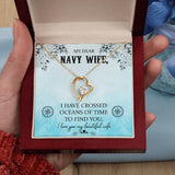 Ocean of Love Necklace: A Timeless Tribute to the Navy Wife's Enduring Love Jewelry/ForeverLove ShineOn Fulfillment 