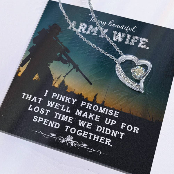 Promise of Forever: The Eternal Bond Necklace for Army Wives Jewelry/ForeverLove ShineOn Fulfillment 