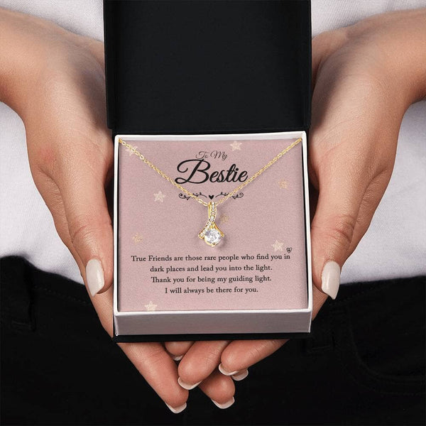 Shimmering Bond Necklace - A Tribute to Unbreakable Friendships Jewelry/AlluringBeauty ShineOn Fulfillment 18K Yellow Gold Finish Standard Box 