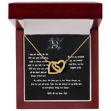 The Perfect Gift to Symbolize Your Endless Love - Interlocking Hearts Necklace Jewelry ShineOn Fulfillment 18K Yellow Gold Finish Luxury Box 