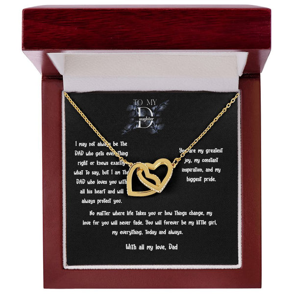 The Perfect Gift to Symbolize Your Endless Love - Interlocking Hearts Necklace Jewelry ShineOn Fulfillment 18K Yellow Gold Finish Luxury Box 