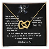 The Perfect Gift to Symbolize Your Endless Love - Interlocking Hearts Necklace Jewelry ShineOn Fulfillment 18K Yellow Gold Finish Standard Box 