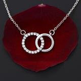 To My Beautiful Granddaughter - The Perfect Pair Necklace Jewelry ShineOn Fulfillment 