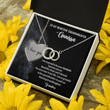 To My Beautiful Granddaughter - The Perfect Pair Necklace Jewelry ShineOn Fulfillment 