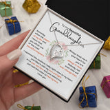 To My Granddaughter – Forever Love Necklace (A Gift She'll Treasure Always) Jewelry ShineOn Fulfillment 