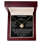 To My Loving Mom - Love Knot Necklace for the World's Best Mom Jewelry/LoveKnot ShineOn Fulfillment 