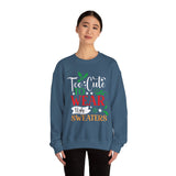 Too Cute to WEAR Ugly Sweaters - Unisex Christmas Sweater in Black, Indigo Blue, and Navy Sweatshirt Printify 