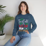 Too Cute to WEAR Ugly Sweaters - Unisex Christmas Sweater in Black, Indigo Blue, and Navy Sweatshirt Printify 