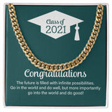 Triumph and Timeless Elegance: The Class of 2023 Commemorative Cuban Link Chain Jewelry/Cubanlink ShineOn Fulfillment 